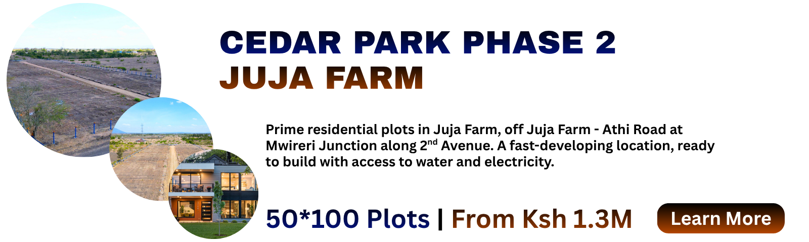 Mhasibu Housing 1/8 acre plots for sale in Juja Farm from Ksh 1.3M