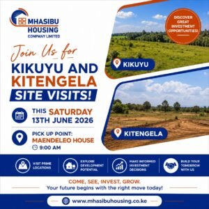 Mhasibu Housing Kikuyu & Kitengela Site Visits