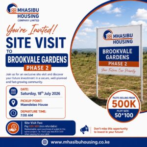 Mhasibu Housing - Brookvale Gardens, Nanyuki site vIsit 