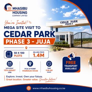 Cedar Park Phase 3- Juja Site Visit: 15/08/2026