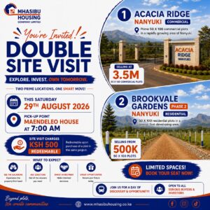 Acacia Ridge & Brookvale Gardens Nanyuki site Visit- 29/08/2026